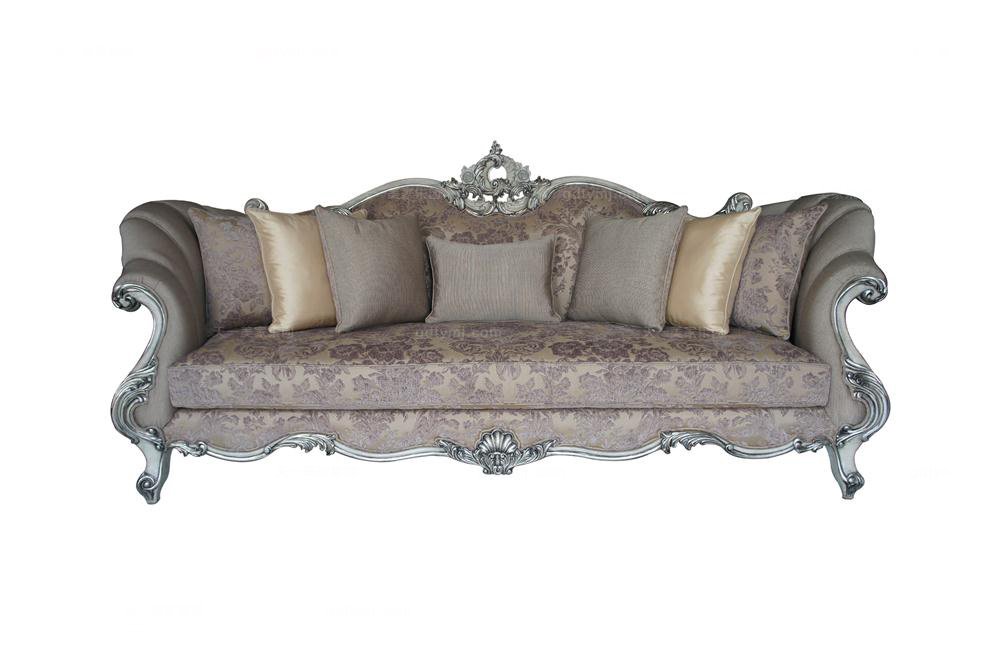 高端時尚法式雕花沙發