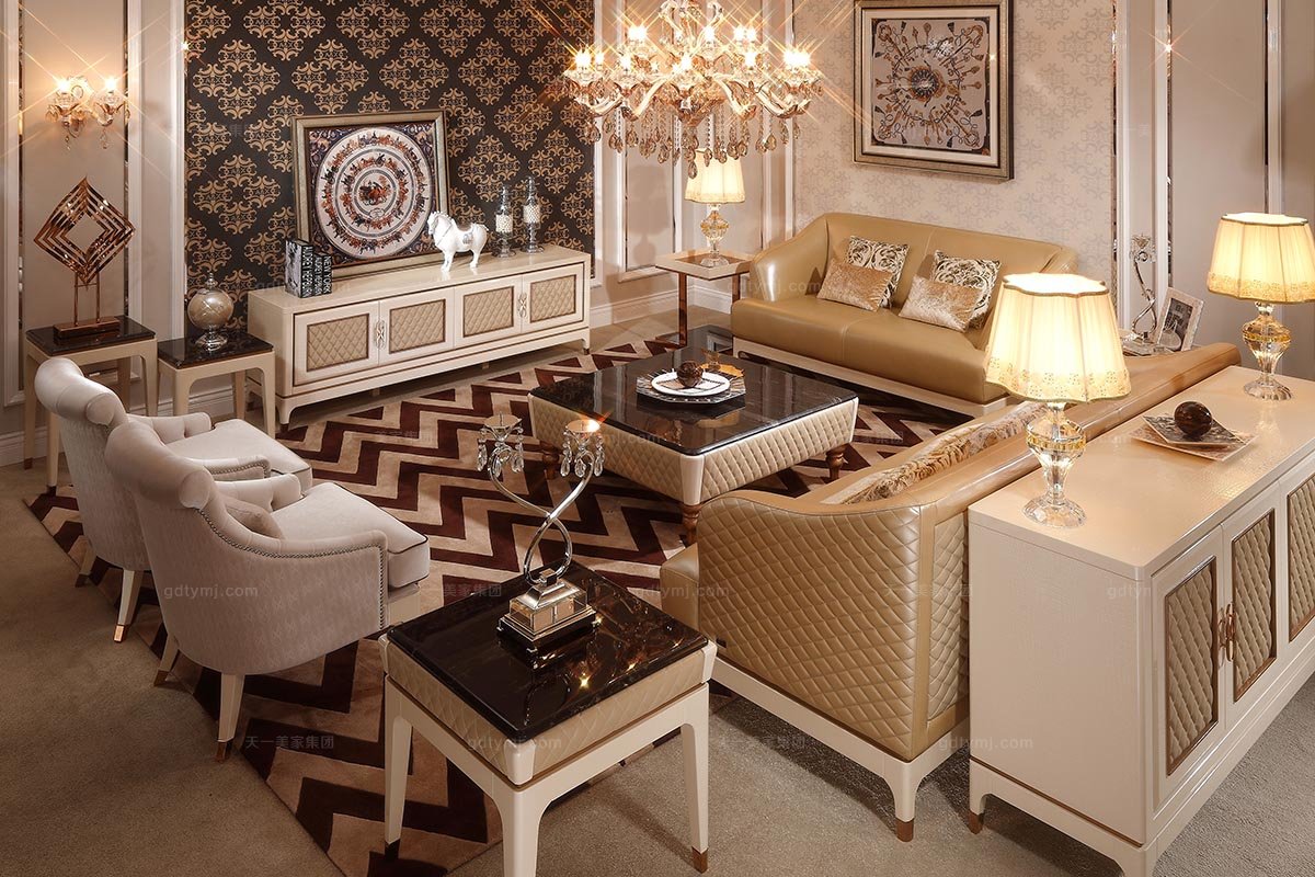 酒店別墅家具米白色絨布拉點休閑椅