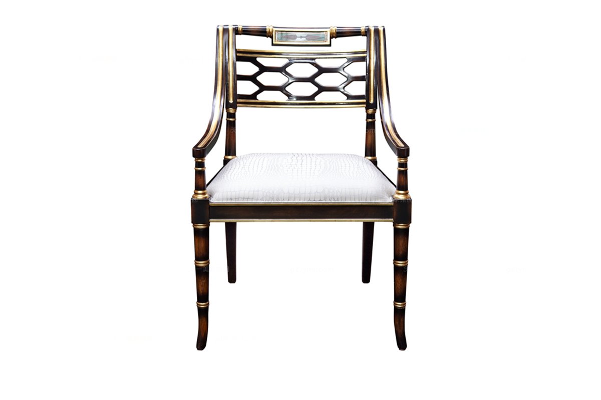 高端歐式家具雕花布藝扶手椅