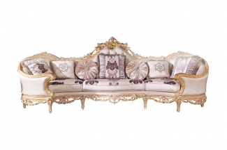 高端別墅家具歐式四位沙發