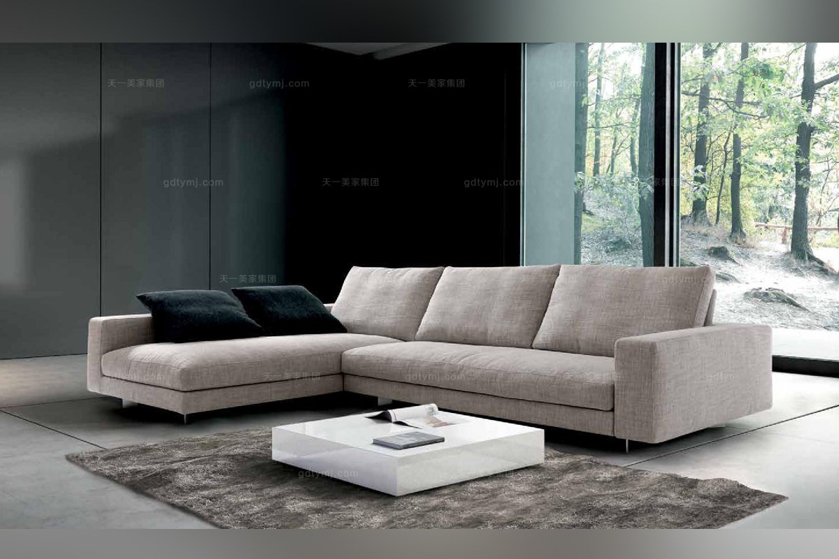 Dema高端時尚簡約現代轉角三位沙發