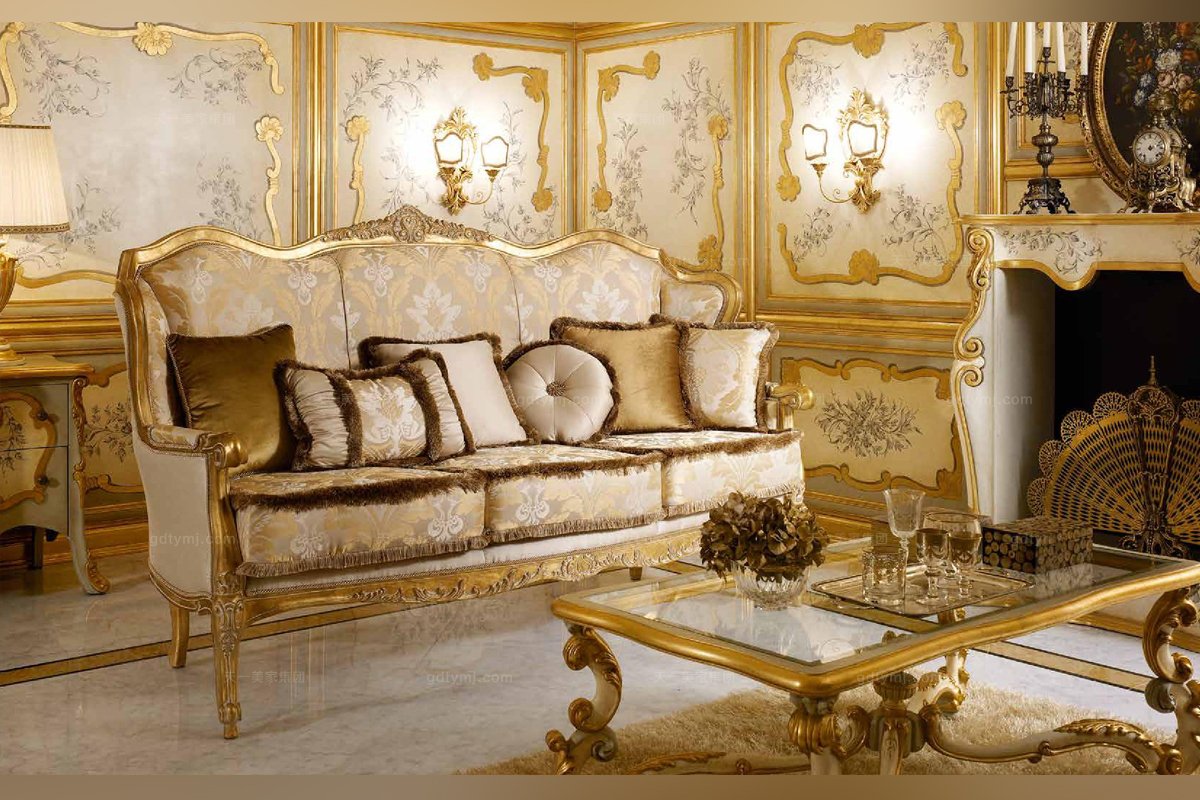 Andrea Fanfani 高端雕刻布藝沙發組合