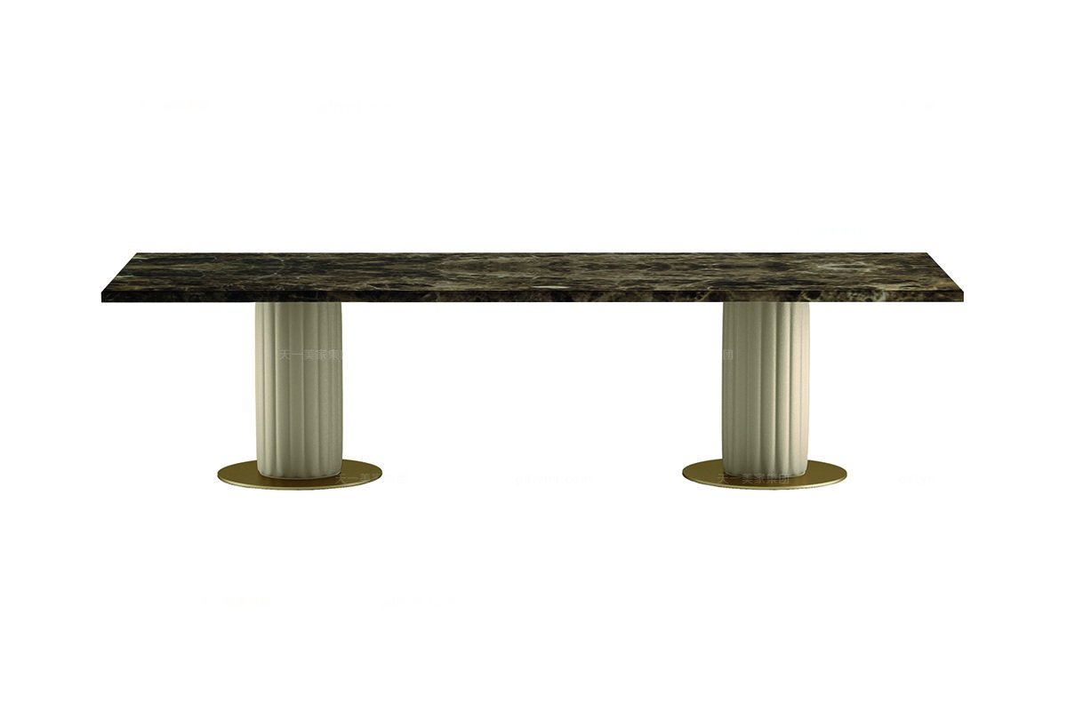 Daytona后現代餐廳大理石餐桌系列