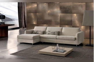 Dema高端品牌簡約現(xiàn)代米白色轉(zhuǎn)角沙發(fā)