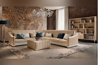  Valderamobili意大利進口高端時尚法式轉角沙發