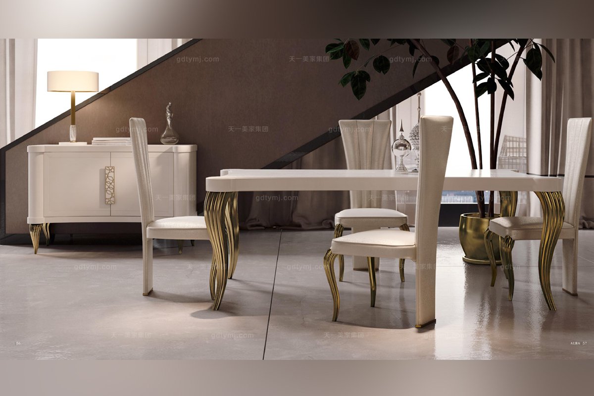 國外家具Valderamobili意大利進口高端時尚法式長餐臺