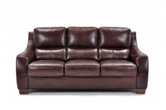 高端時尚現代意大利進口真皮三人沙發