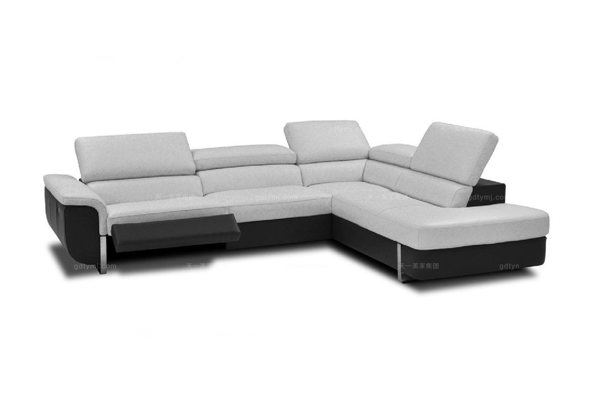 高端品牌現代意大利進口別墅會所轉角沙發