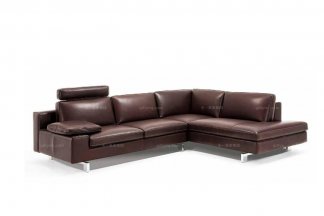 高端時尚現代意大利進口深色轉角沙發