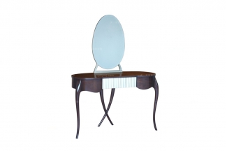 高端家具別墅家具會(huì)所家具品牌法式咖啡銀梳妝臺