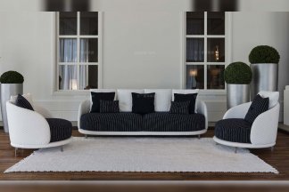 高端豪華會所家具品牌賓利時尚布藝沙發組合