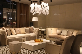 意大利100%純進口家具時尚輕奢別墅會所家具品牌真皮客廳沙發組合