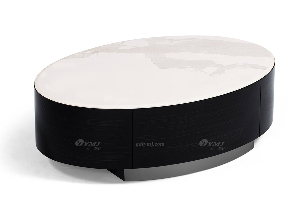 豪華別墅家具奢華會所家具輕奢后現代客廳時尚頭層皮沙發組合系列咖啡桌