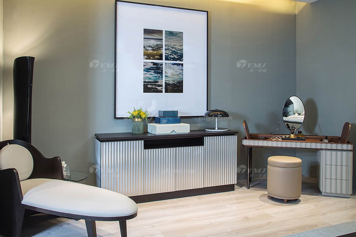 高端別墅會所家具品牌現代極簡北歐創意餐邊柜妝臺系列