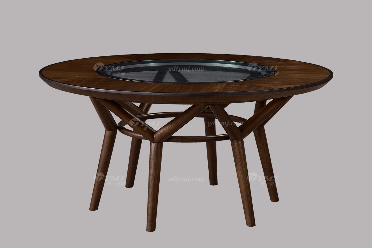 高端別墅會所家具品牌現代極簡輕奢北歐餐廳家具創意餐桌餐椅系列圓餐桌