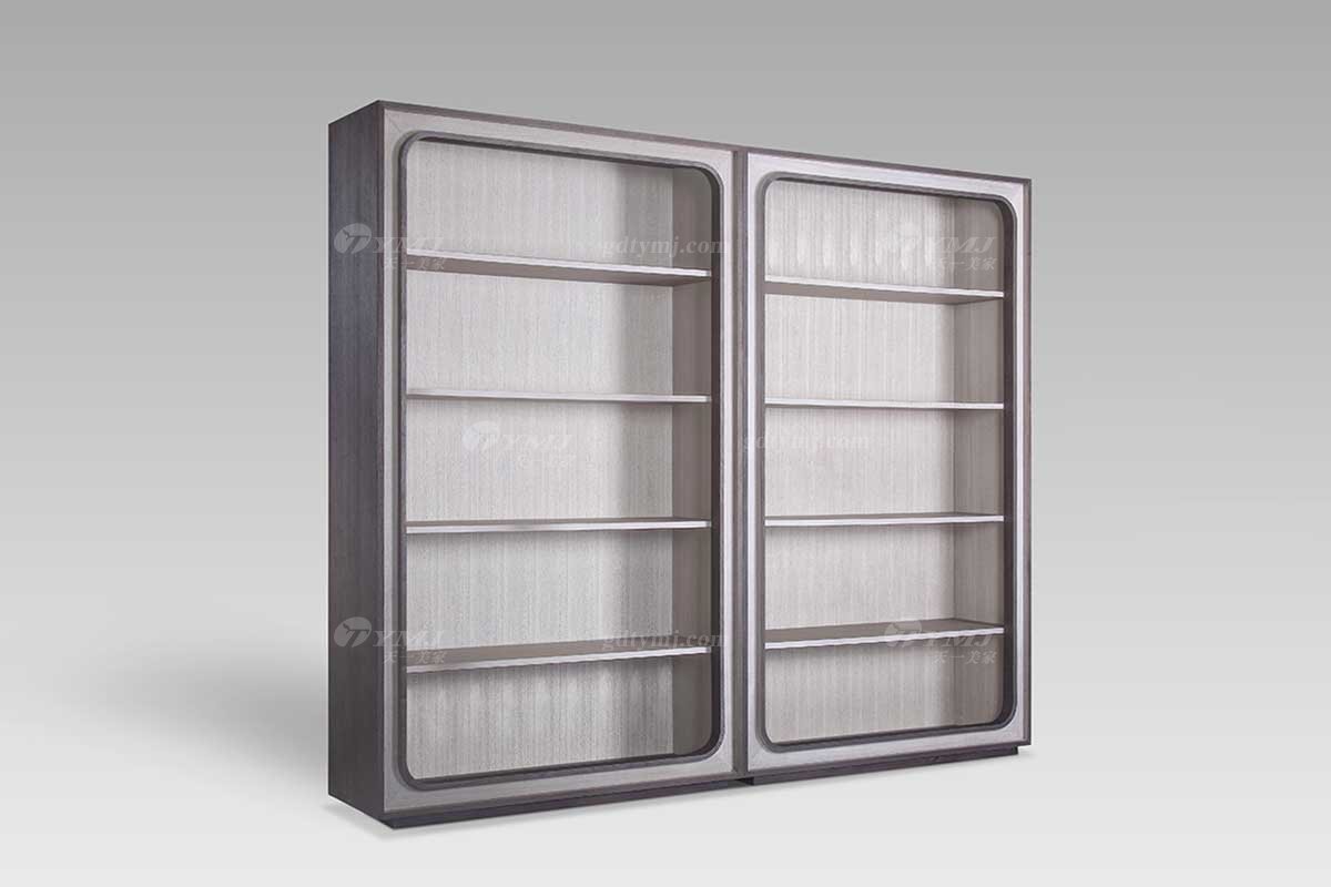 現代輕奢時尚高端家具灰橡+尼斯色酒柜酒柜DH2809組合1