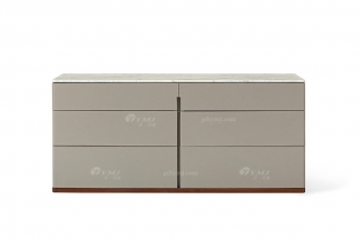 現代時尚高端實木家具品牌餐廳餐邊柜