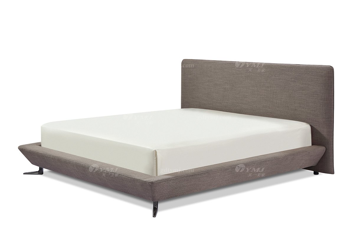 意式極簡風格高端別墅豪宅家具品牌大氣現代輕奢時尚雙人床BB1902-18雙人床