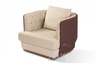 輕奢后現代風格家具高端會所別墅品牌家具時尚客廳咖啡色皮藝沙發組合