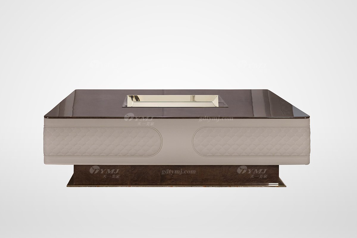 高端簡美輕奢風格家具別墅會所家具品牌客廳時尚茶幾