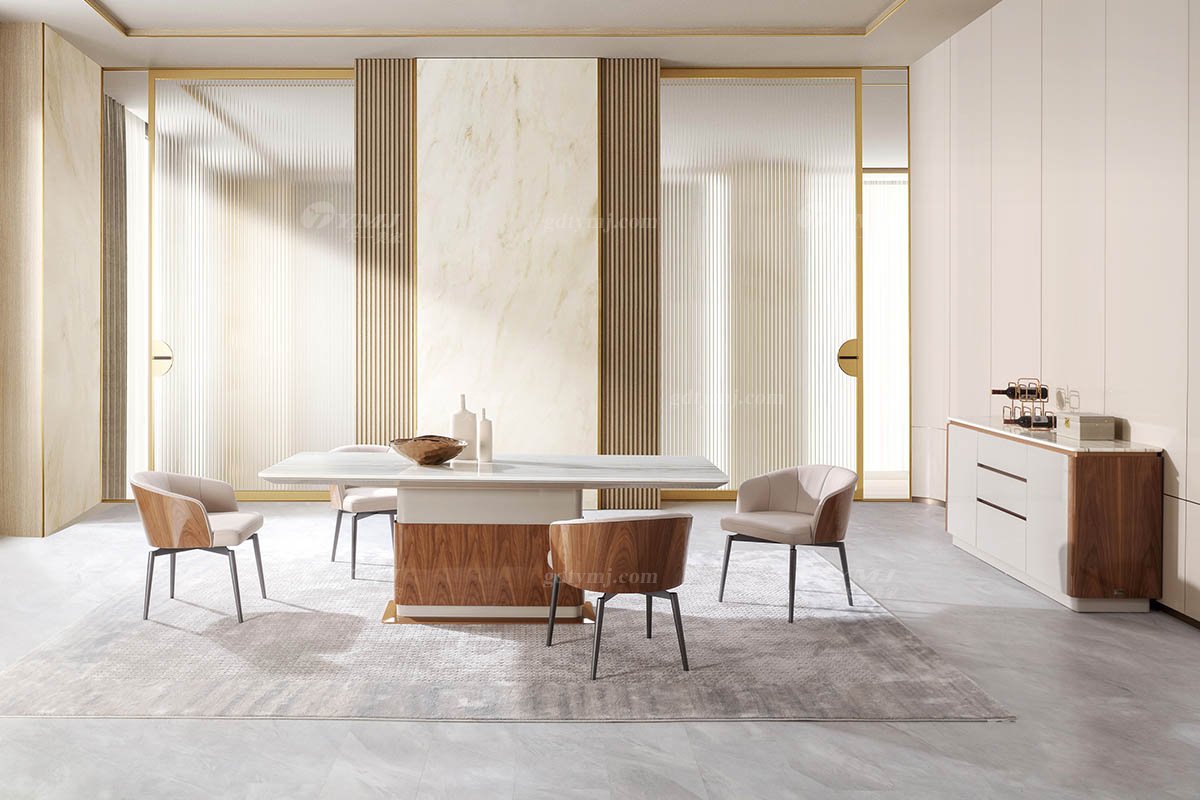 輕奢后現(xiàn)代風(fēng)格家具高端會所別墅品牌簡約大氣餐邊柜CK640餐邊柜