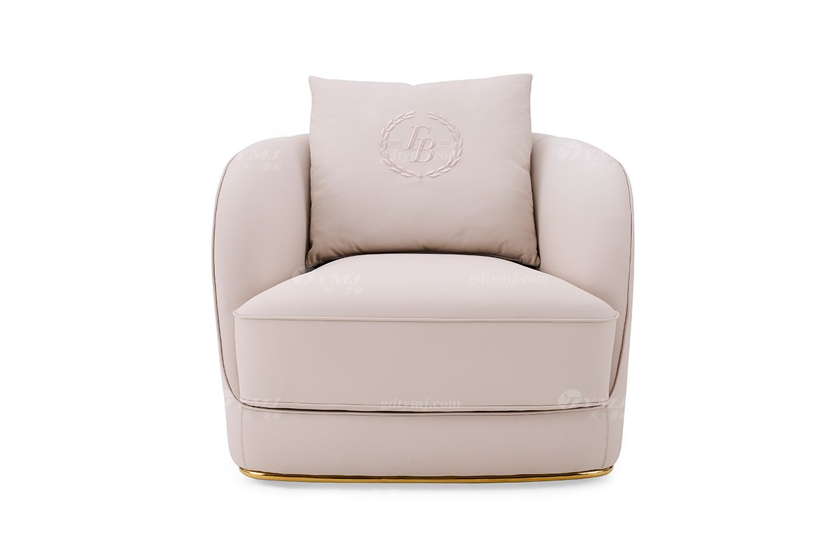 意式輕奢家具高端別墅會所家用時尚舒適大氣豪宅真皮單位沙發