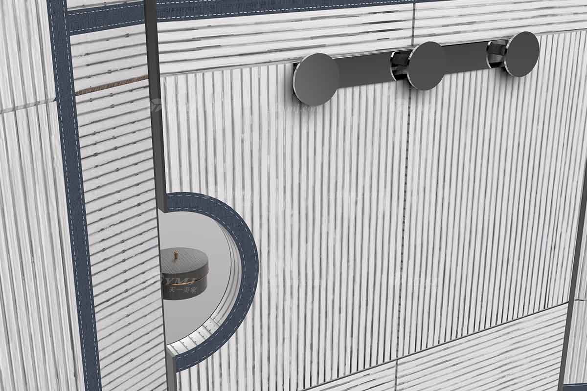 意式雅奢風格家具高端別墅會所家具時尚簡約實木屏風LF2301細節1