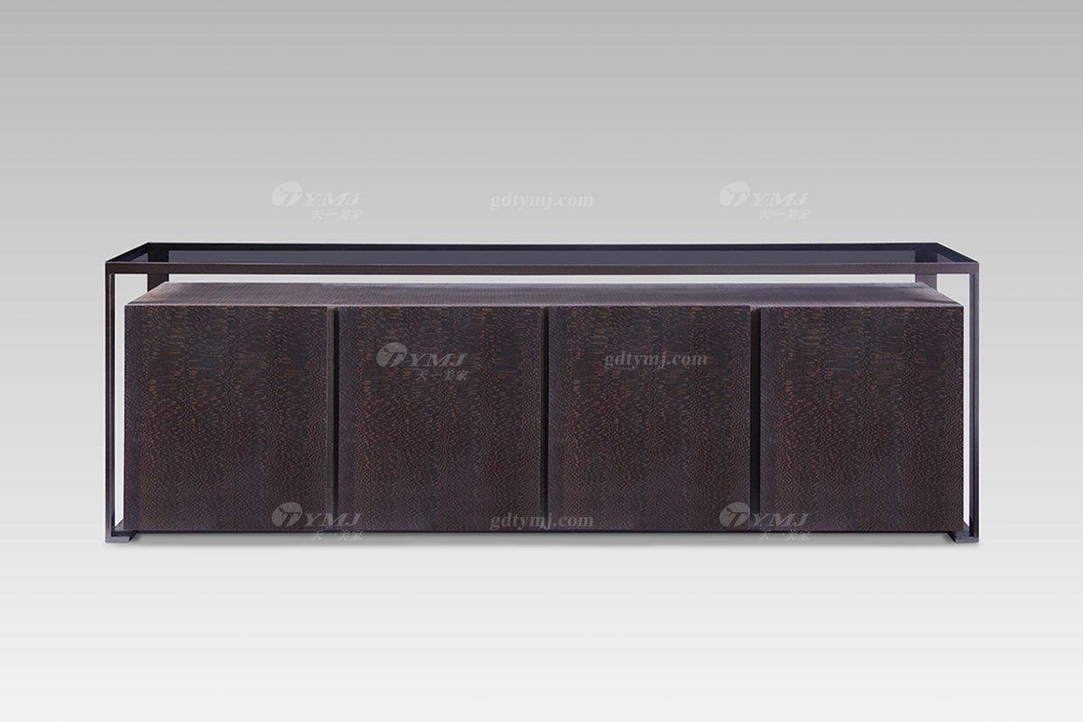 意式雅奢風(fēng)格家具高端別墅會所家具簡約家用實(shí)木電視柜LH2810電視柜