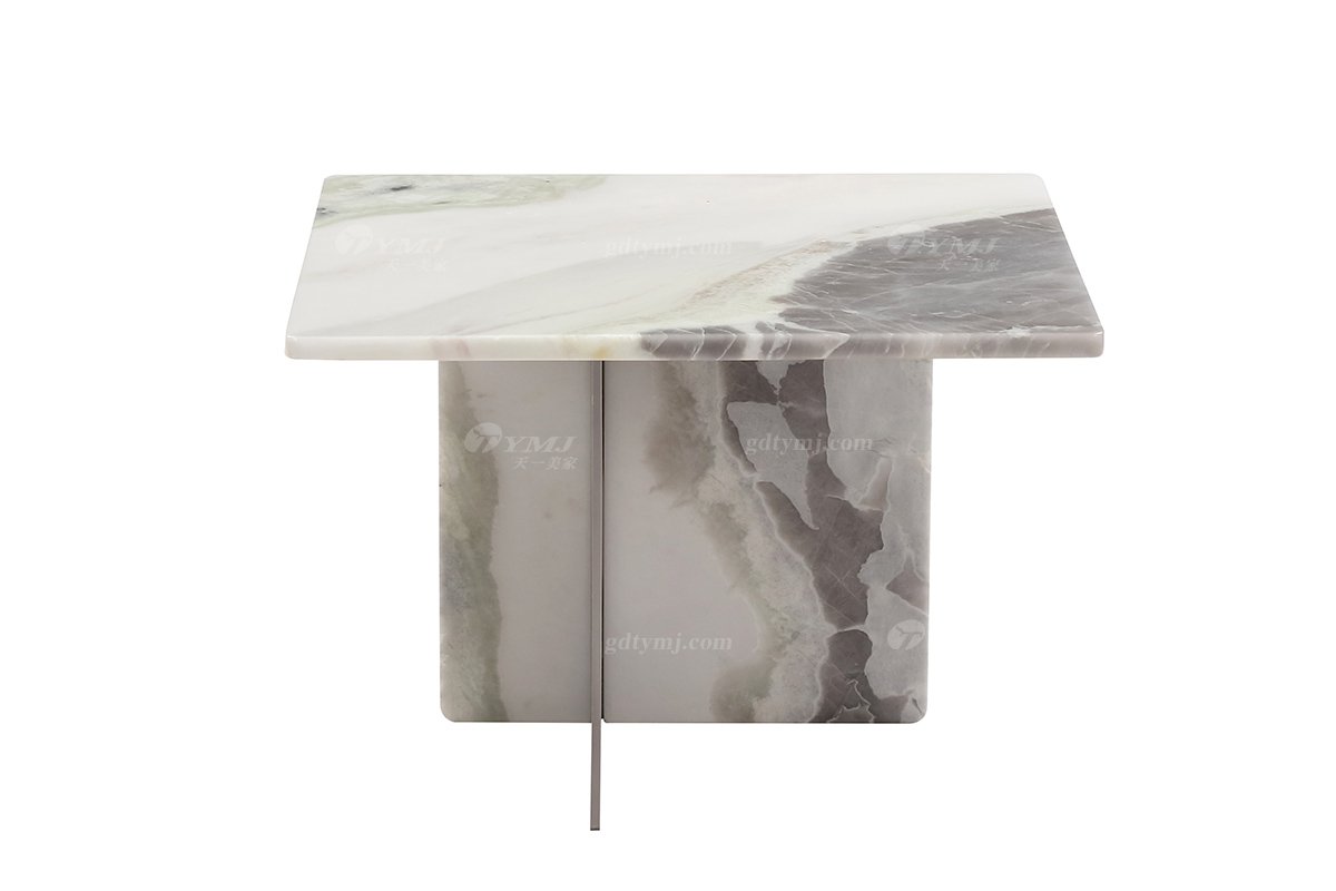  意式雅奢風格家具高端別墅會所家具簡約高級天然大理石茶幾