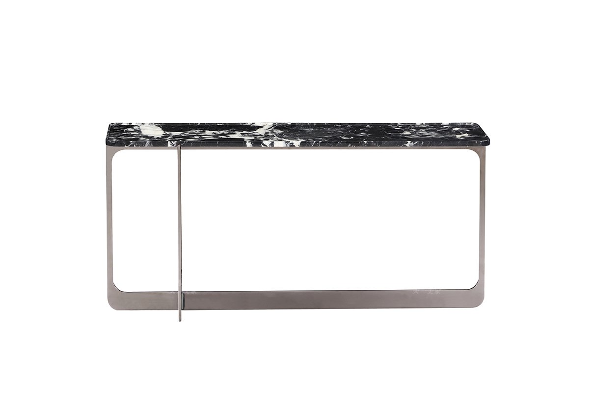  意式雅奢風格家具高端別墅會所家具簡約高級天然大理石長幾