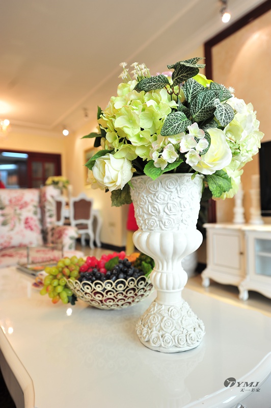 【天一美家案例】濟南恒大田園風(fēng)格樣板房-軟裝工程