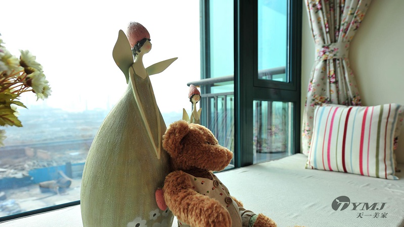 【天一美家案例】濟南恒大田園風(fēng)格樣板房-軟裝工程