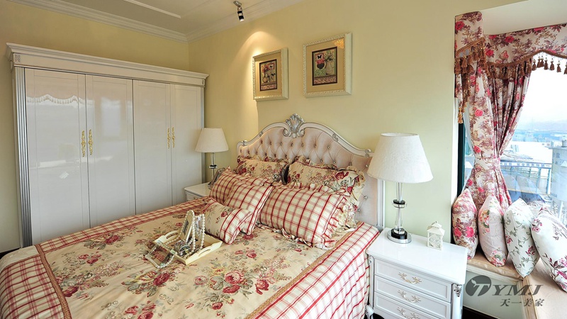 【天一美家案例】濟南恒大田園風(fēng)格樣板房-軟裝工程