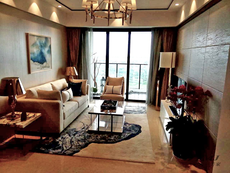 【天一美家案例】三亞海棠中央云品公寓-現代簡約樣板間