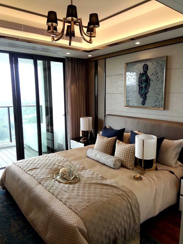 【天一美家案例】三亞海棠中央云品公寓-現代簡約樣板間