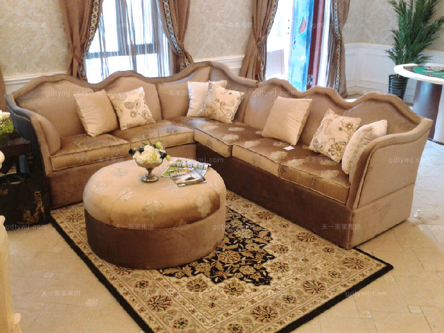 高檔新古典家具布藝沙發