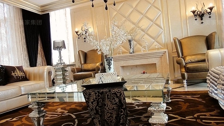 高檔現代風客廳2