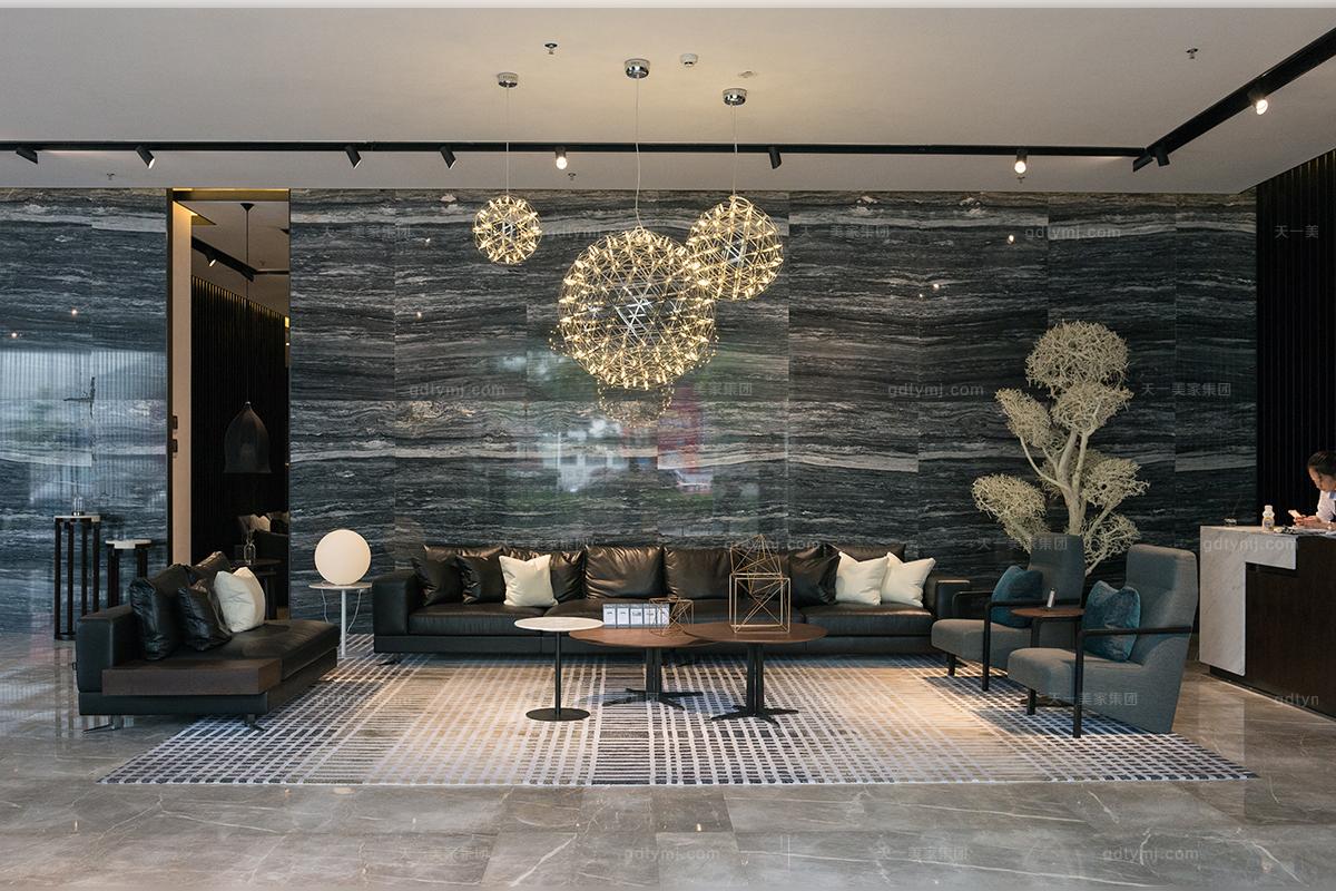 天一美家極簡奢客廳沙發