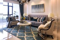 精品樣板間輕奢簡(jiǎn)歐風(fēng)格整體家具，軟裝工程--信陽(yáng)湖東春天案例?。ㄈ? width=