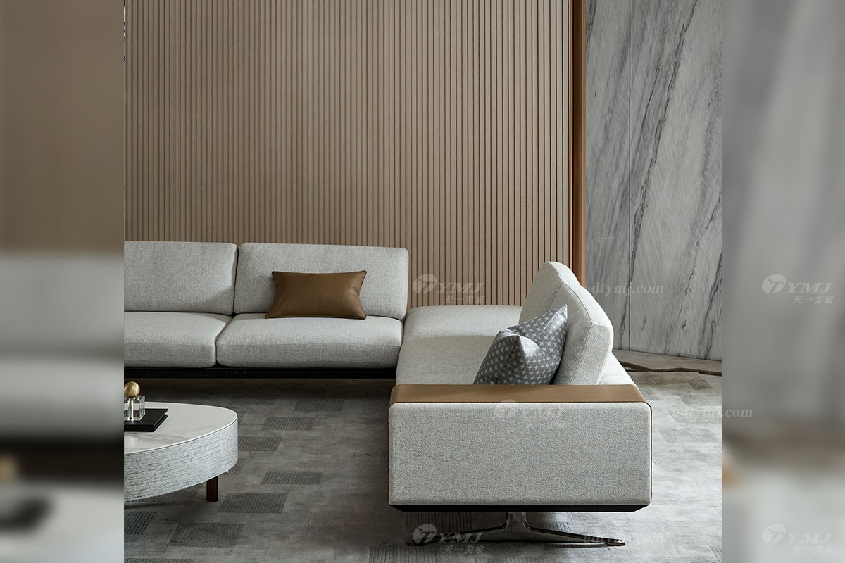 現代輕奢轉角沙發