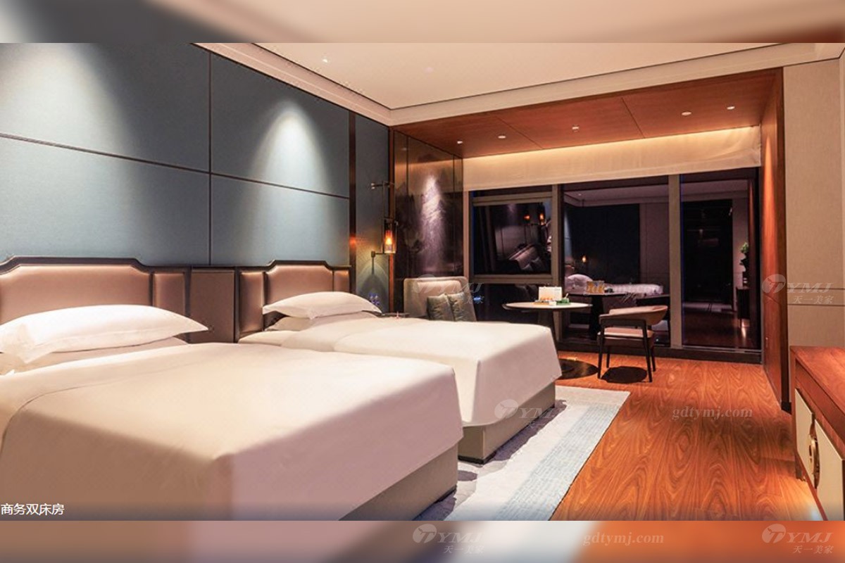 星級酒店家具商務(wù)雙人床