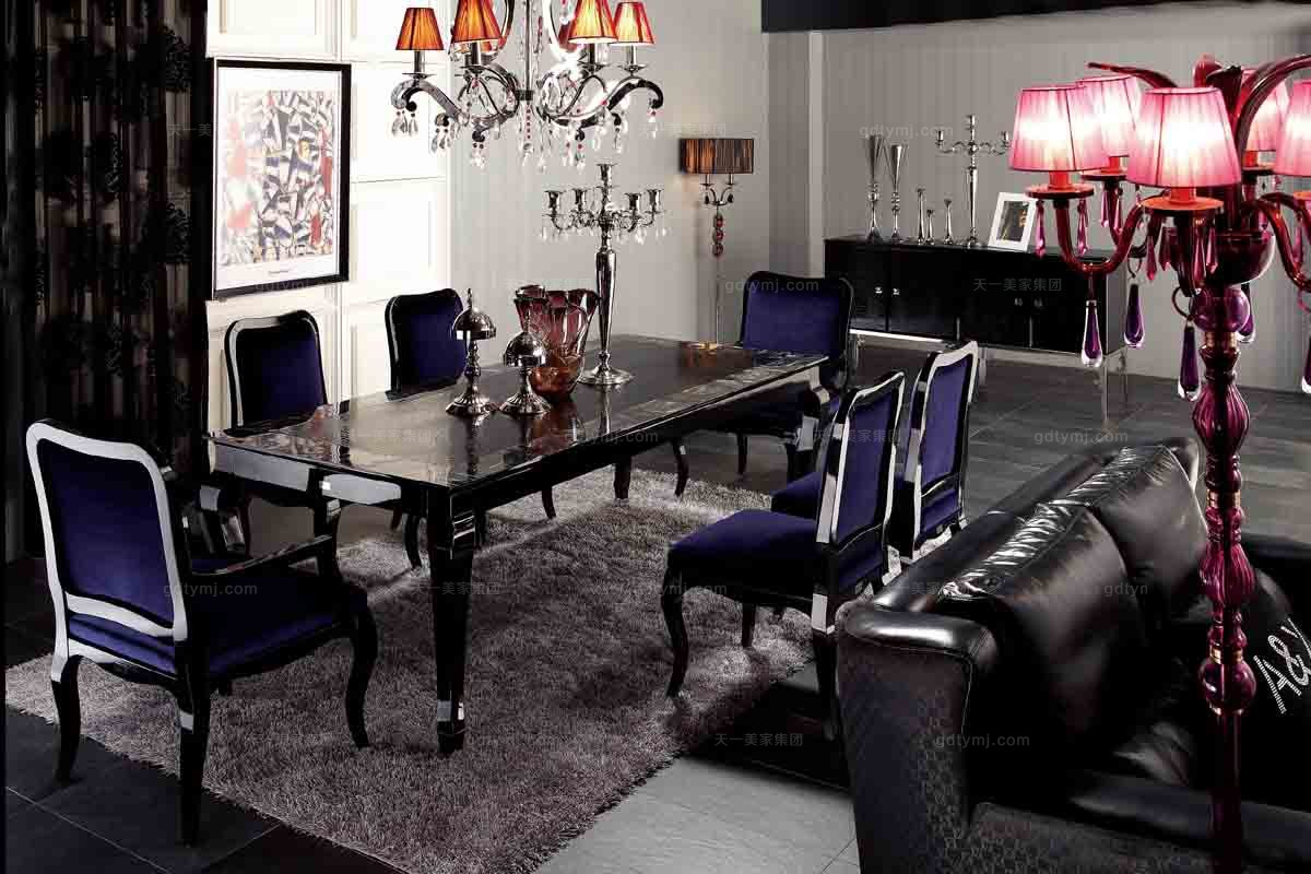 后現代大理石餐桌