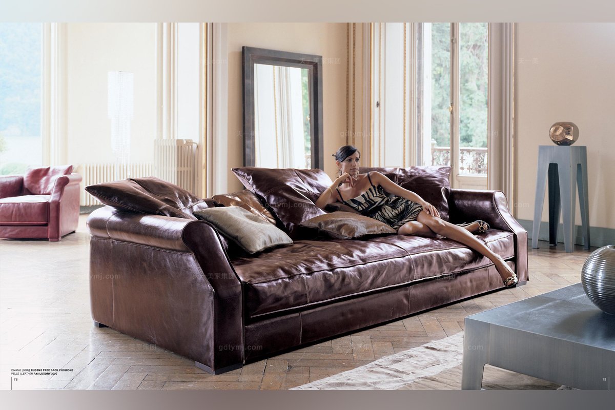 意大利進口家具真皮沙發