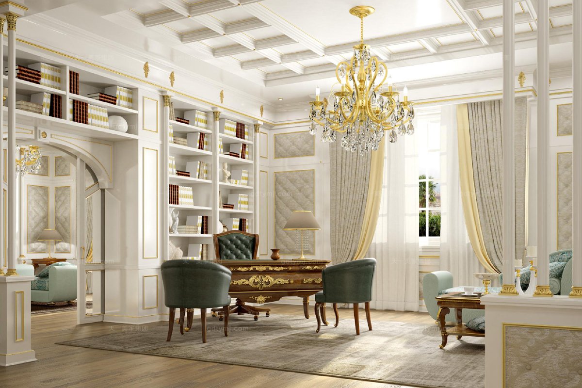 意大利書(shū)桌椅