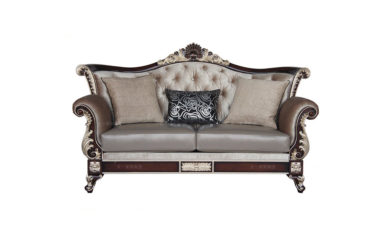 奢華新古典實木沙發
