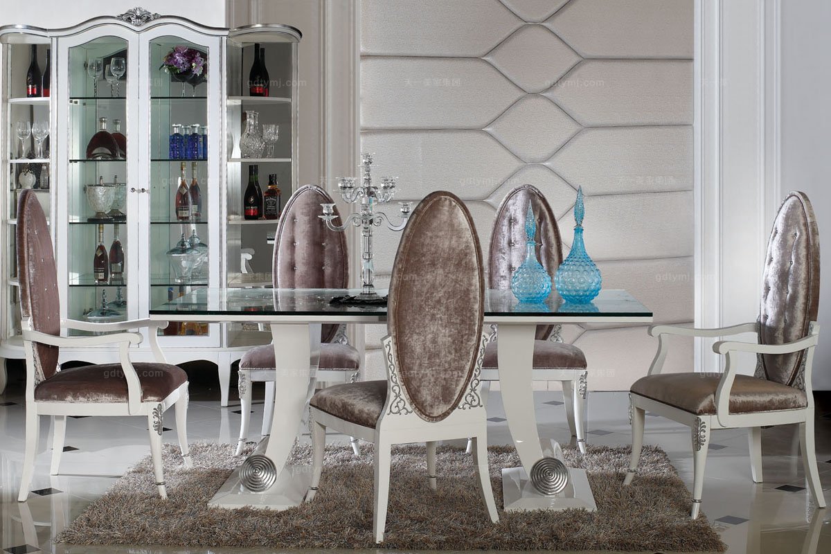 歐式新古典餐桌椅