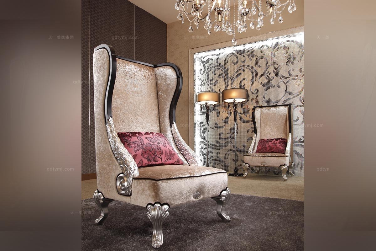 現代輕奢休閑椅